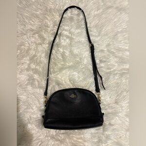 Coach Leather Dome Crossbody Bag
